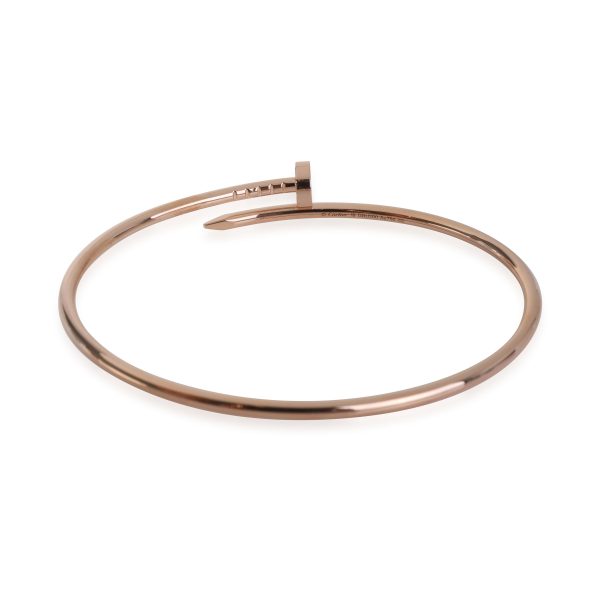 118178 bv Cartier Just Un Clou Bracelet in 18k Rose Gold