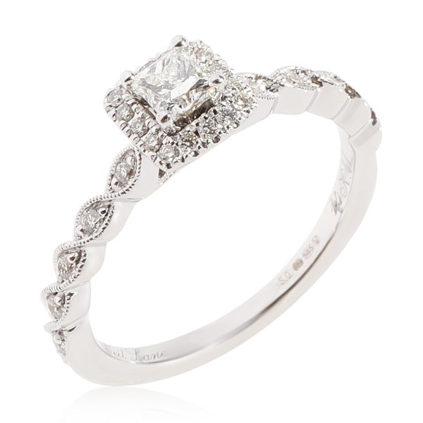 118195 av c3cbdac6 474d 419c 8bce 0d427960cece Neil Lane Diamond Engagement Ring in 14K White Gold I I1 060 CT