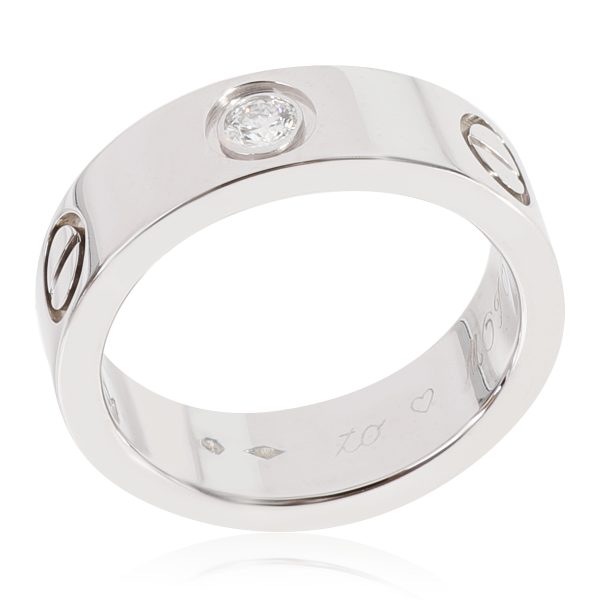 118260 pv Cartier Love Diamond Ring in Platinum 007 CTW