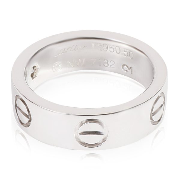 118260 sv Cartier Love Diamond Ring in Platinum 007 CTW