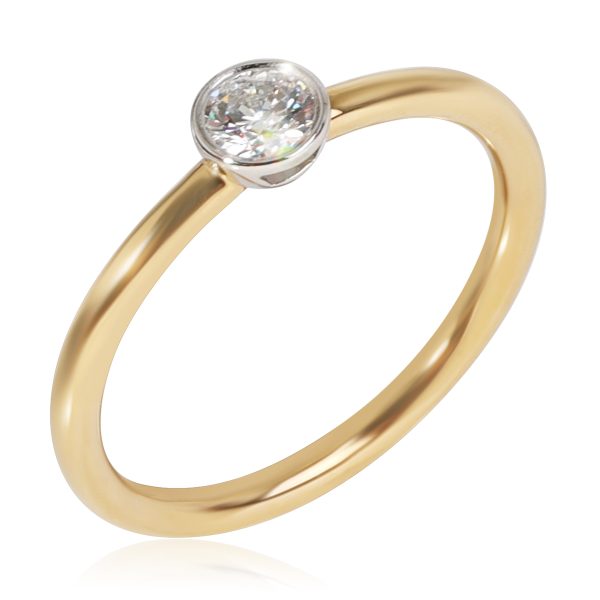 118310 av 0f0e3b13 d86d 4556 b33d 612766c0de3e Tiffany Co Stackable Diamond Solitaire Ring in 18K Yellow Gold