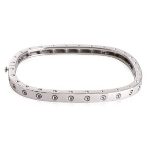 Roberto Coin Poi Mois Diamond Bangle in 18k White Gold 007 CTW Louis Vuitton Saint Cloud Monogram Shoulder Bag Brown