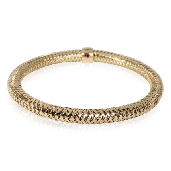 118397 sv Roberto Coin Primavera Flex Bracelet in 18k Yellow Gold