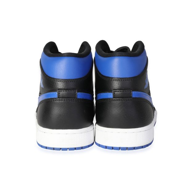 118423 bv Air Jordan Air Jordan 1 Mid Black Hyper Royal 115 US