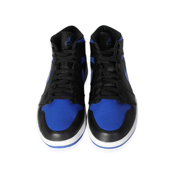 118423 pv Air Jordan Air Jordan 1 Mid Black Hyper Royal 115 US