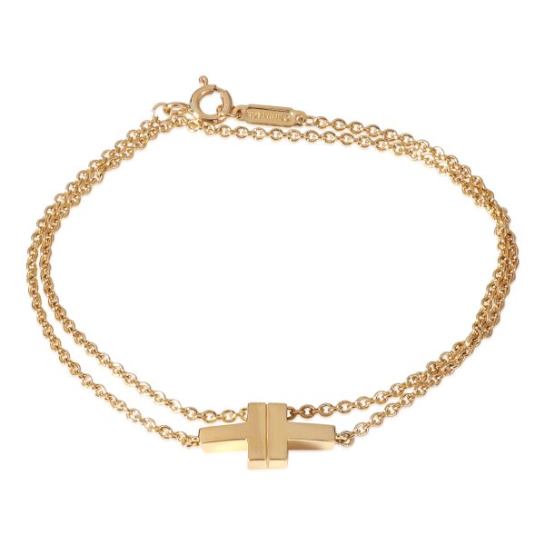 Tiffany Co T Bracelet in 18K Yellow Gold Tiffany Co T Bracelet in 18K Yellow Gold