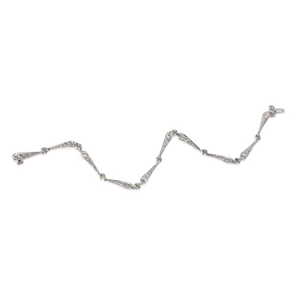 118689 bv Tiffany Co Jazz Diamond Bracelet in Platinum 170 CTW