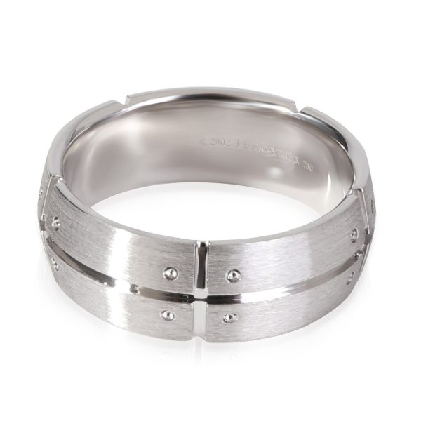 Tiffany Co Streamerica Band in 18k White Gold Tiffany Co Streamerica Band in 18k White Gold