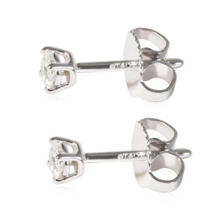 Tiffany Co Diamond Stud Earring in 950 Platinum 022 CTW Cart