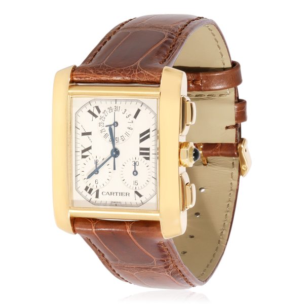 Cartier Tank Francaise Chronoflex W500556 Mens Watch in 18kt Yellow Gold Cartier Tank Francaise Chronoflex W500556 Mens Watch in 18kt Yellow Gold