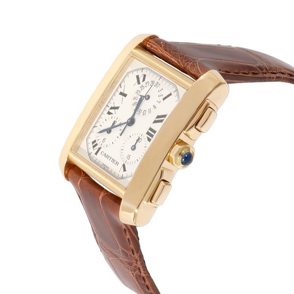 118736 lv 50a45798 1e55 4d37 9034 eeb3e33d4a8c Cartier Tank Francaise Chronoflex W500556 Mens Watch in 18kt Yellow Gold