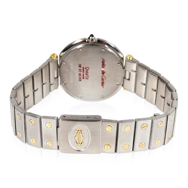 118738 bv 047d3a86 6cd8 417e a361 3b673b45ee31 Cartier Santos Ronde 8191 Unisex Watch in Stainless SteelYellow Gold