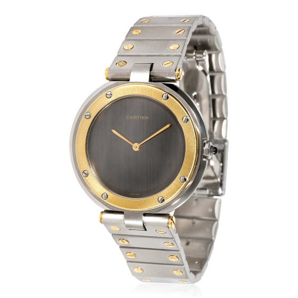 Cartier Santos Ronde 8191 Unisex Watch in Stainless SteelYellow Gold Cartier Santos Ronde 8191 Unisex Watch in Stainless SteelYellow Gold