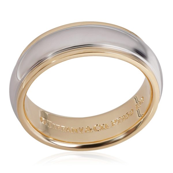 118782 av Tiffany Co 6 mm Wedding Band in 18k Yellow GoldPlatinum