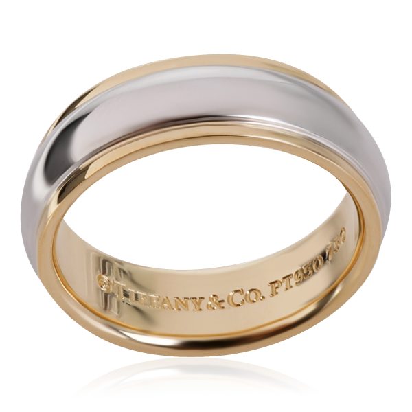 118782 pv Tiffany Co 6 mm Wedding Band in 18k Yellow GoldPlatinum