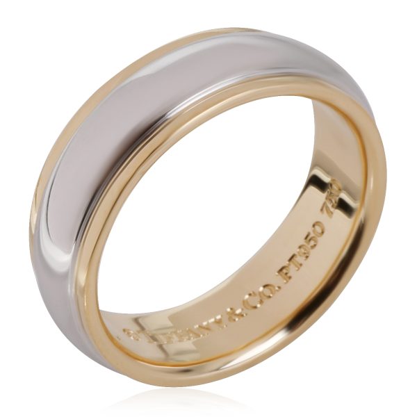 118782 sv Tiffany Co 6 mm Wedding Band in 18k Yellow GoldPlatinum