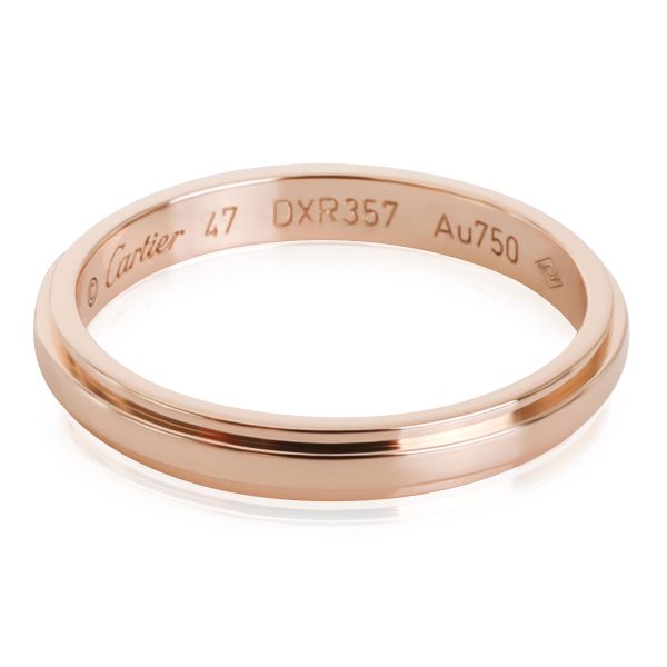 118859 sv Cartier DAmour Wedding Band in 18k Rose Gold