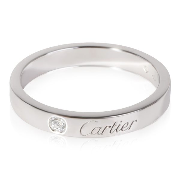 Cartier C De Cartier Diamond Band in 950 Platinum 003 CTW Cartier C De Cartier Diamond Band in 950 Platinum 003 CTW