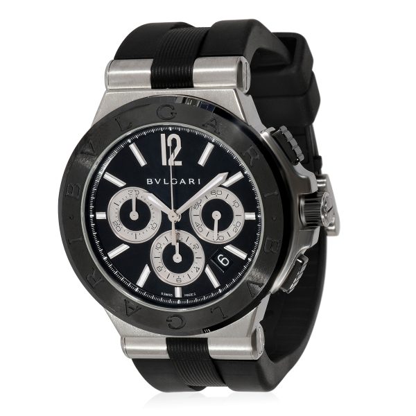 BVLGARI Diagono DG42SCCH Mens Watch in Stainless SteelCeramic BVLGARI Diagono DG42SCCH Mens Watch in Stainless SteelCeramic