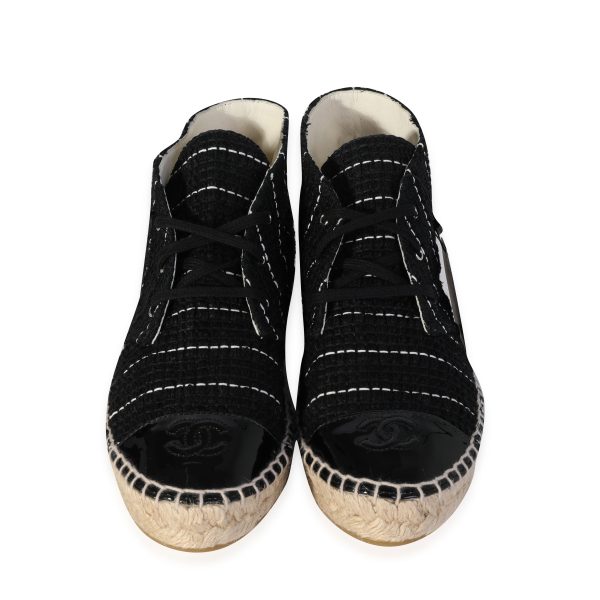 118997 pv 403d0482 c247 46fd b5e2 a44bef97857d Chanel Chanel Espadrilles Black Tweed 38 EUR