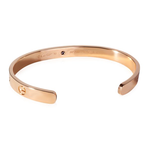 119115 pv Cartier Love Amethyst Cuff Bracelet in 18k Rose Gold