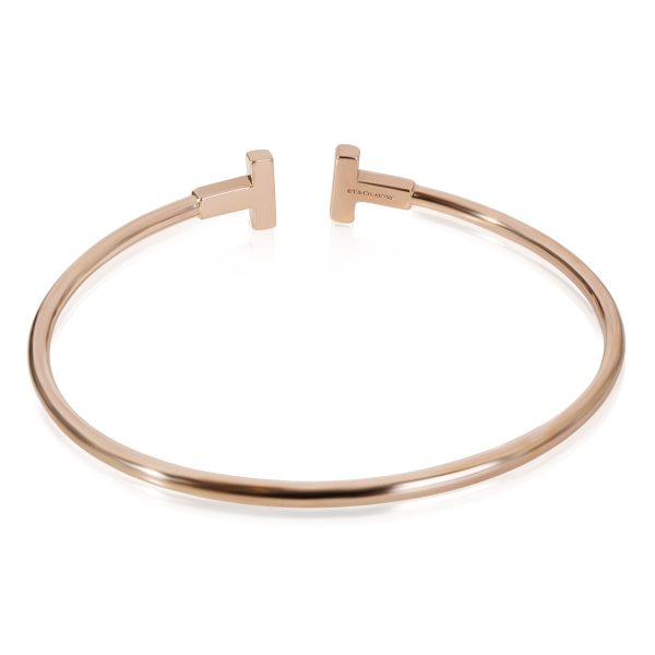 119158 bv Tiffany CoT Wire Bracelet in 18K Rose Gold Size Medium