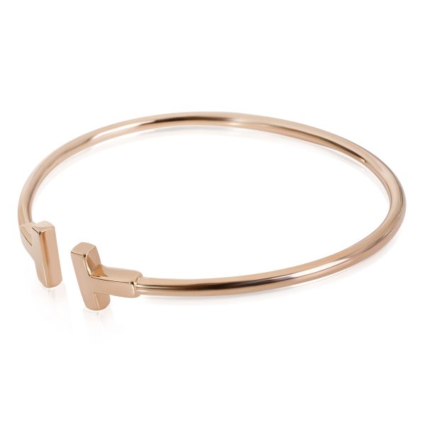 119158 sv Tiffany CoT Wire Bracelet in 18K Rose Gold Size Medium