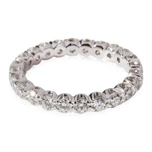 Ritani Round Cut Diamond Eternity Band in Platinum 120 CTW Louis Vuitton Monogram Saumur 30 M42256 Bag Shoulder Bag