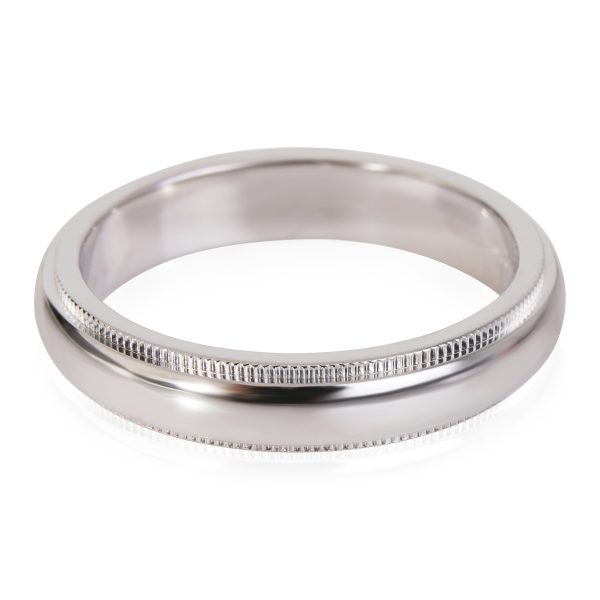 Wedding Band Platinum Tiffany Co Together Classic Milgrain Wedding Band in Platinum