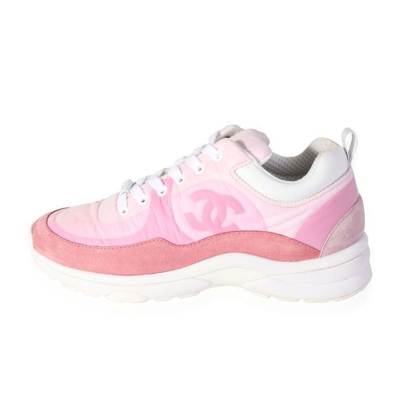 Chanel Wmns Suede Calfskin Sneaker Pale Pink 75 US Chanel Wmns Suede Calfskin Sneaker Pale Pink 75 US