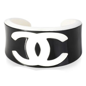 Chanel White Black Resin Cuff Bracelet BOTTEGA VENETA Intreccio Mirage Pink Beige