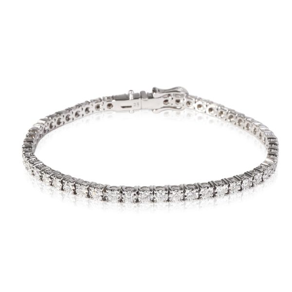 Diamond Tennis Bracelet in 14K White Gold 160 ctw Diamond Tennis Bracelet in 14K White Gold 160 ctw