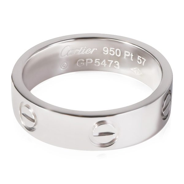 Cartier Love Ring in 950 Platinum Cartier Love Ring in 950 Platinum