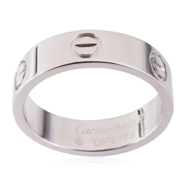 119558 pv Cartier Love Ring in 950 Platinum