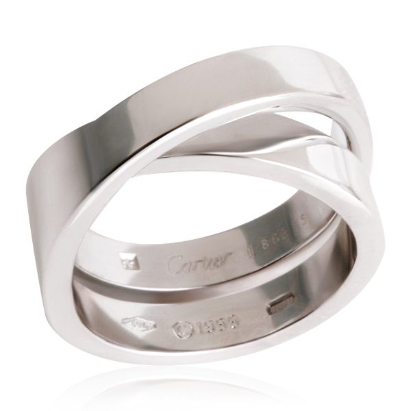 119560 bv Cartier Paris Nouvelle Vague Ring in 18k White Gold