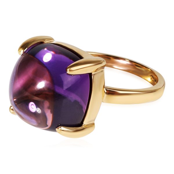 119581 sv 9a2b180f 2acc 428c b407 c5b9602b3481 Tiffany Co Sugar Stack Amethyst Ring in 18k Yellow Gold