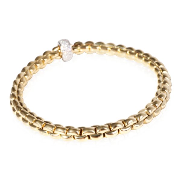 119694 pv 697d7e4f 61d1 4c84 9eac 59d393fbadcf FOPE Solo Bracelet With Pave Rondel in 18k White GoldYellow Gold 037 CTW