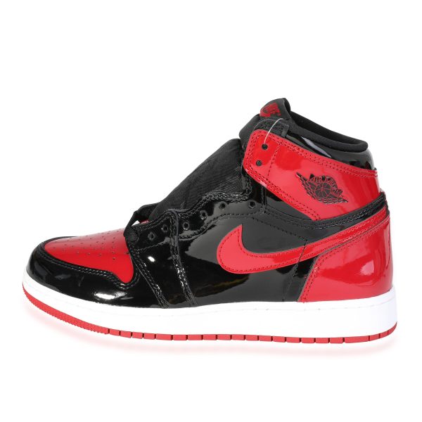 Air Jordan Air Jordan 1 Retro High OG GS Patent Bred 65 US Air Jordan Air Jordan 1 Retro High OG GS Patent Bred 65 US