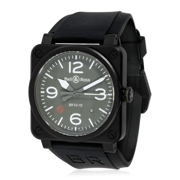 Bell Ross Military Type BR03 92 MIL Mens Watch in Ceramic Bell Ross Military Type BR03 92 MIL Mens Watch in Ceramic