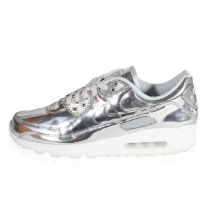 Nike Wmns Air Max 90 Metallic Pack Chrome 125 US Chanel Matelasse Small Vanity Shoulder Bag Black