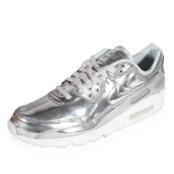 119915 sv 4658de26 37af 4431 baac d023ba405fca Nike Wmns Air Max 90 Metallic Pack Chrome 125 US