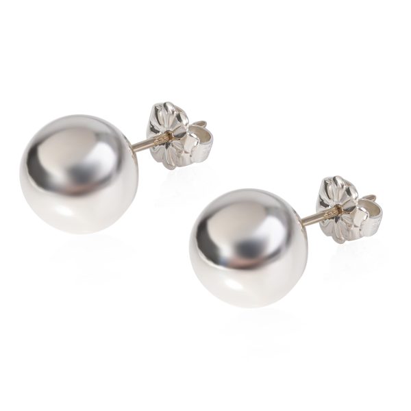 120015 sv Tiffany Co HardWear Ball Stud Earrings in Sterling Silver