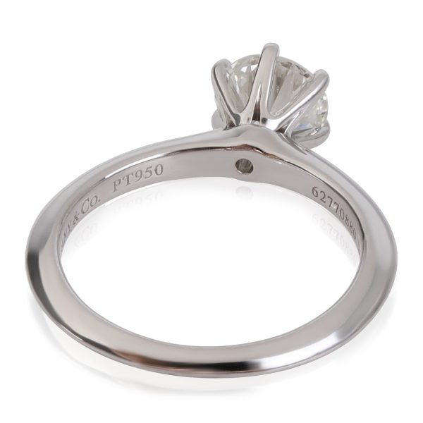 Tiffany Co Diamond Engagement Ring in Platinum 094 ct IVVS1 Tiffany Co Diamond Engagement Ring in Platinum 094 ct IVVS1