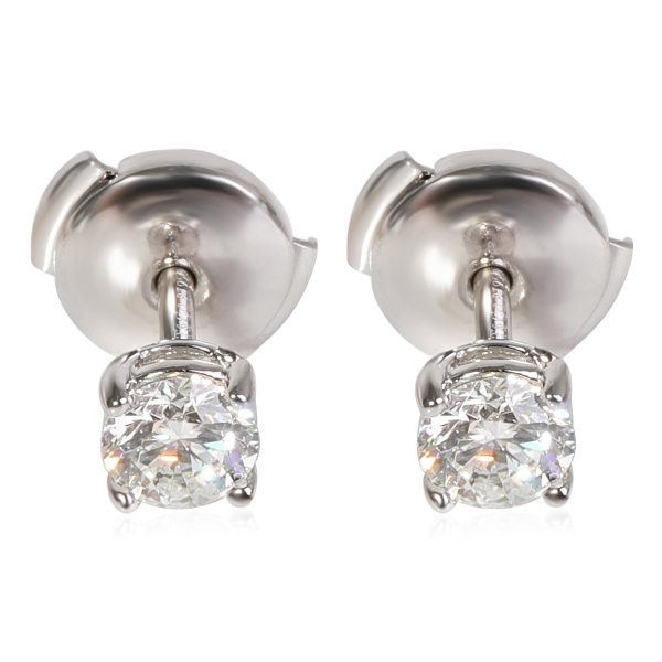 Tiffany Co Diamond Stud Earring in Platinum H IF 062 CTW Tiffany Co Diamond Stud Earring in Platinum H IF 062 CTW