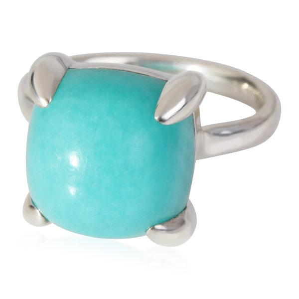 Tiffany Co Paloma Picasso Sugar Stacks Ring With Amazonite Tiffany Co Paloma Picasso Sugar Stacks Ring With Amazonite