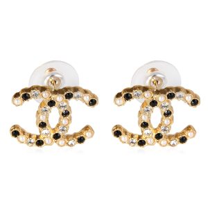 Chanel Crystal Enamel CC Earrings Chanel Matelasse Waist Pouch Beige