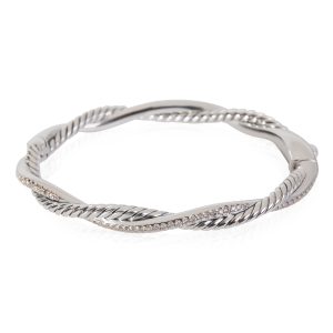 David Yurman Petite Infinity Diamond Bracelet in Sterling Silver Salvatore Ferragamo Acorn Crossbody Shoulder Bag