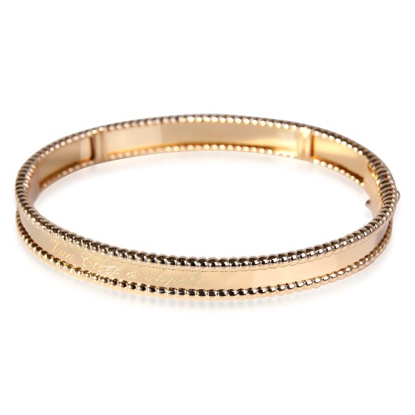 120579 pv aed99369 a216 480e 85ba a779863a8072 Van Cleef Arpels Signature Perlee Bracelet in 18k Yellow Gold Large Model