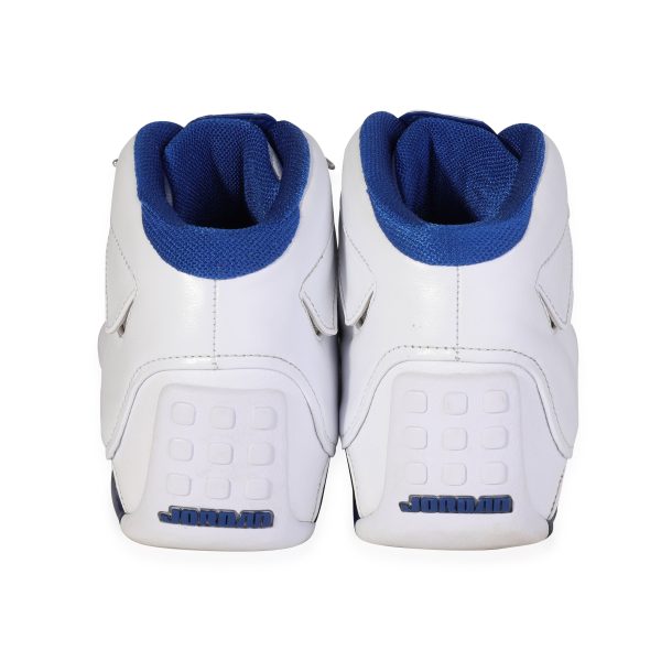 120584 bv 979b4bcc e32b 42e3 b9fa f679f1ae630c Air Jordan Air Jordan 18 Retro White Sport Royal 2018 105 US