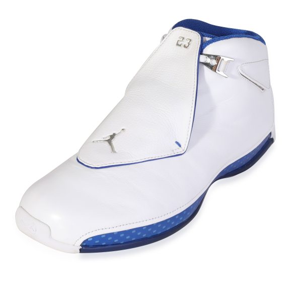 120584 sv bb4ce072 d952 4d27 b036 395cb066e11e Air Jordan Air Jordan 18 Retro White Sport Royal 2018 105 US